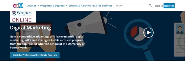edX Digital Marketing Course